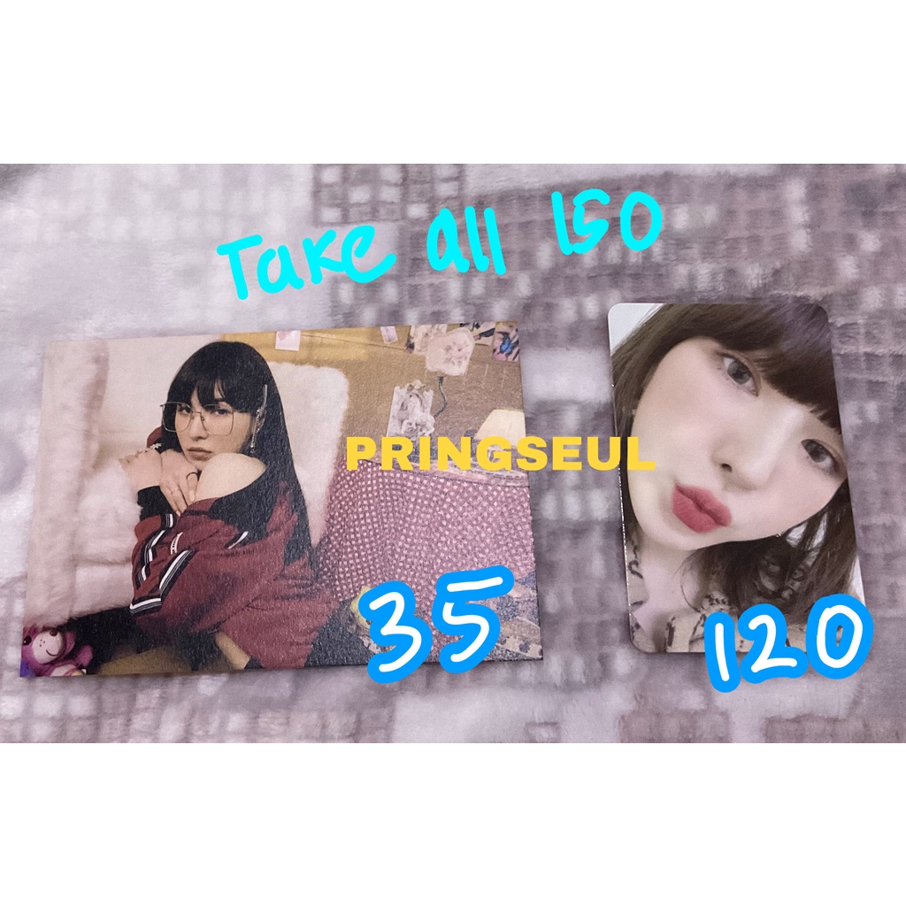 PHOTOCARD POST CARD WENDY QUEENDOM, IRENE POSTER