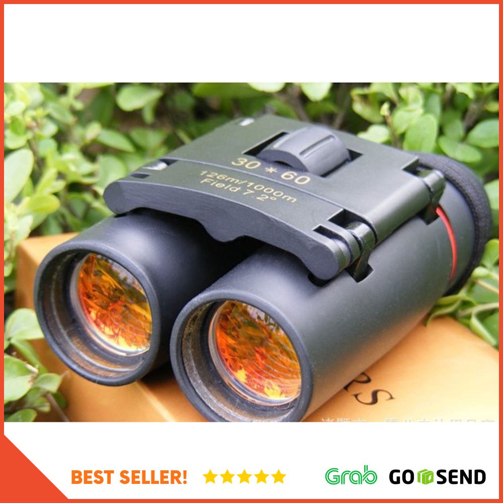 Binoculars High Definition Night Vision Concert 30 x 60 / Teropong Binokular - Black