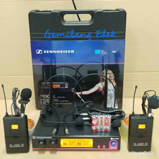 Mic Wireless SENNHEISER EW3300 JEPIT, HEADSET
