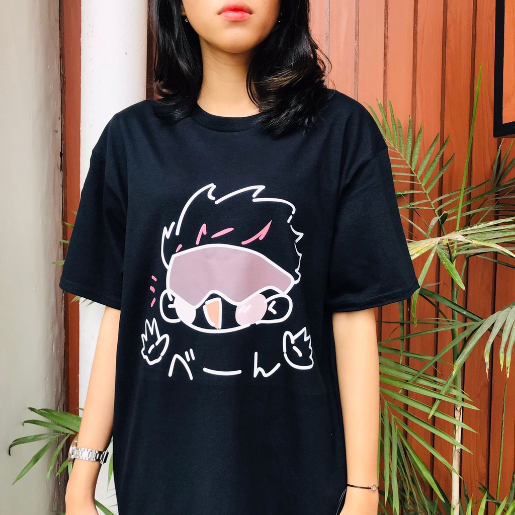 Tshirt Gojo Face Chibi Anime Manga Jujutsu Kaisen Premium Unisex