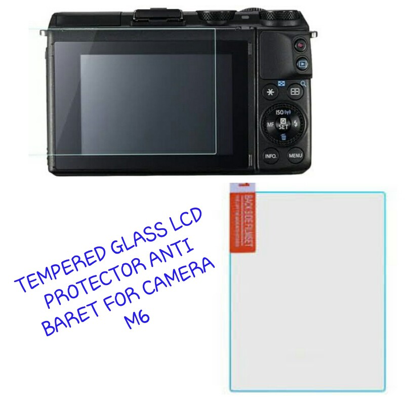 Tempered Glass LCD Kamera Canon EOS M6