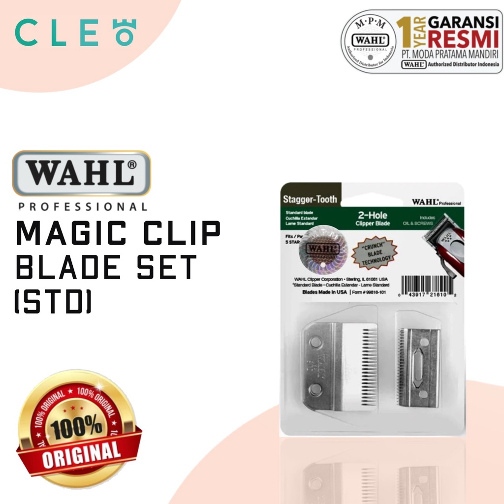 Wahl Blade Set untuk Cordless Magic Clip 100% Original USA