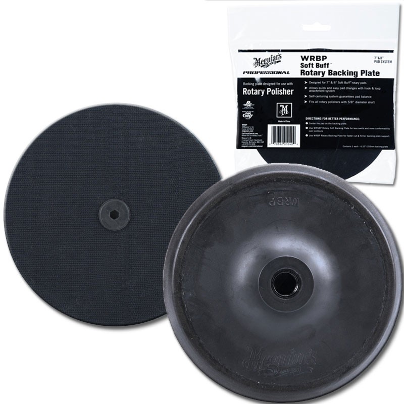 MEGUIARS Soft Buff Rotary Buffer Backing Plate 6 Inches M16 WRBP MURAH