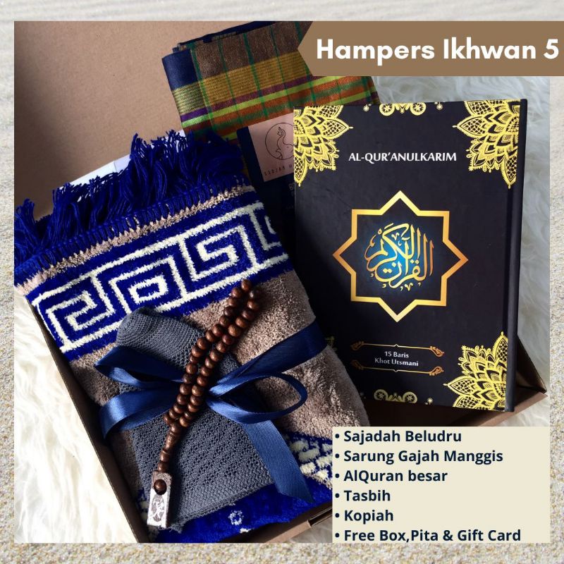

Hampers Cowok Ikhwan 5 / Hampers Lebaran / Hampers AlQuran /Kado Cowok /Souvenir