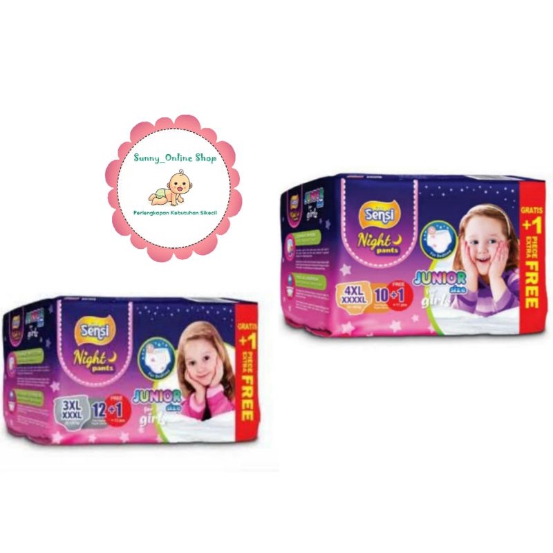 Sensi Night Pants Girl Reguler 4XL, 3XL