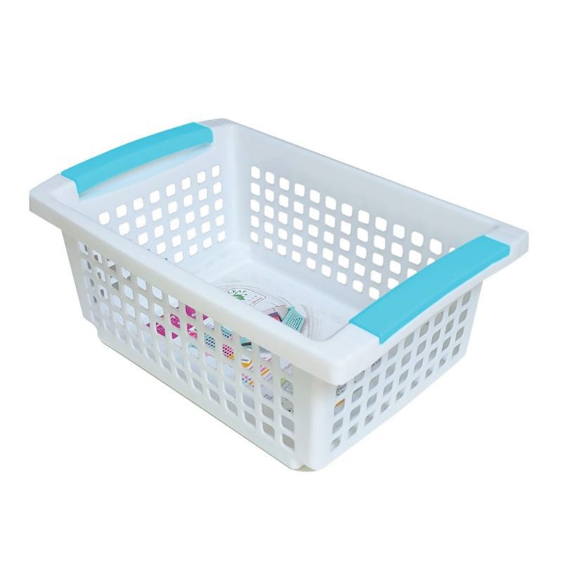 Keranjang Susun Plastik Serbaguna Green Leaf