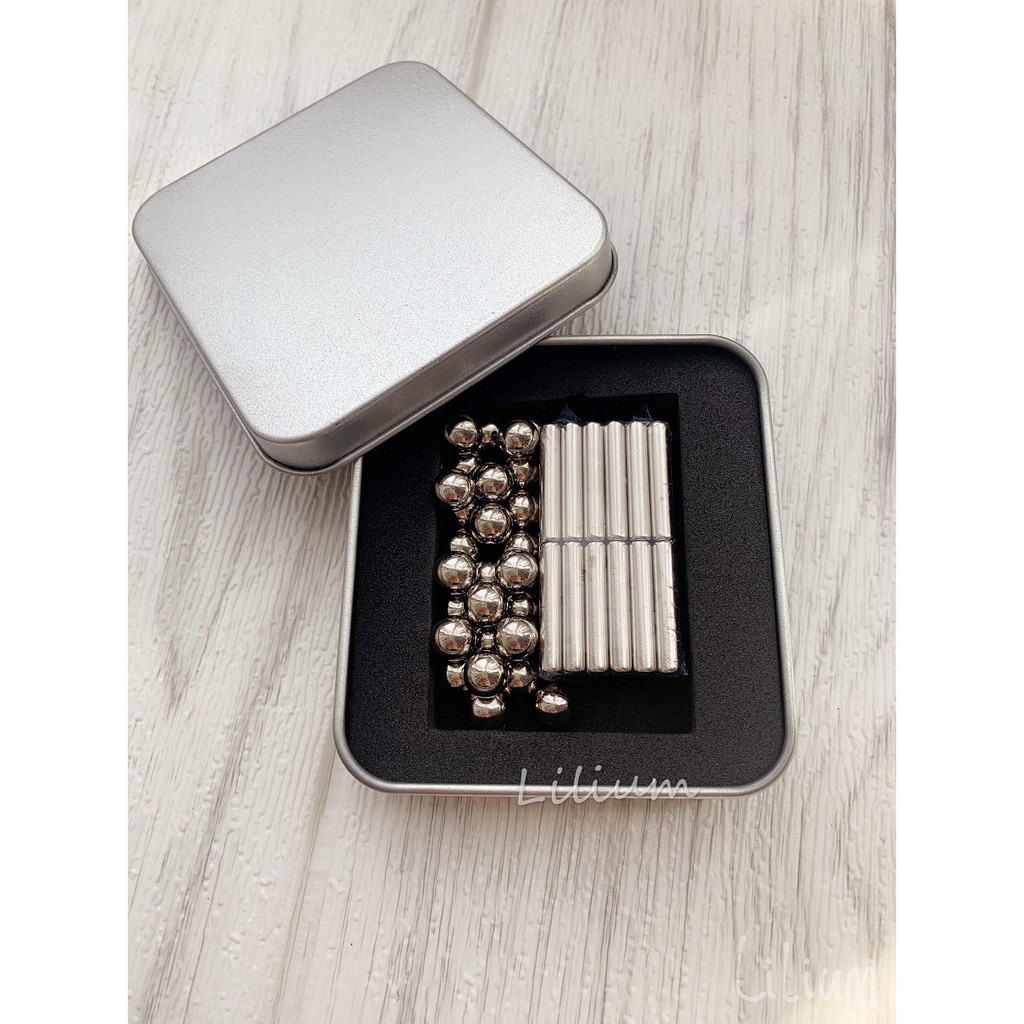 Magcube NeoCube Combi Magnet Stick + iron Ball Buckyballs Puzzle