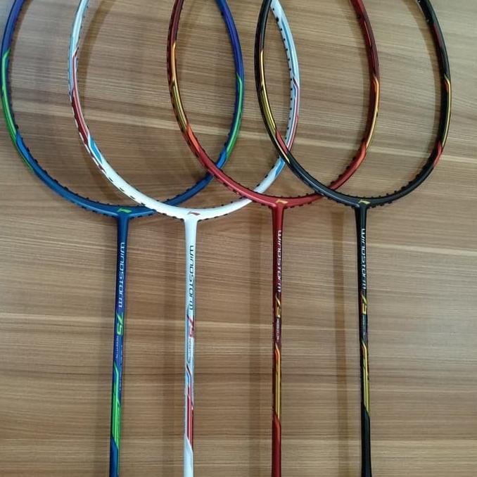 POPULER RAKET BADMINTON LINING WINDSTROM 75 SUPER TARIKAN 35LBS TAS DDSD5465