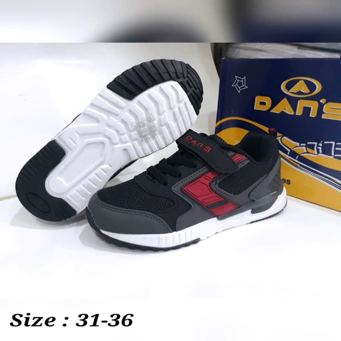 TERBARU SEPATU DANS/DAN'S LEVIN/SEPATU ANAK SEKOLAH/SEPATU ANAK PEREMPUAN - 31- HITAM KEREN