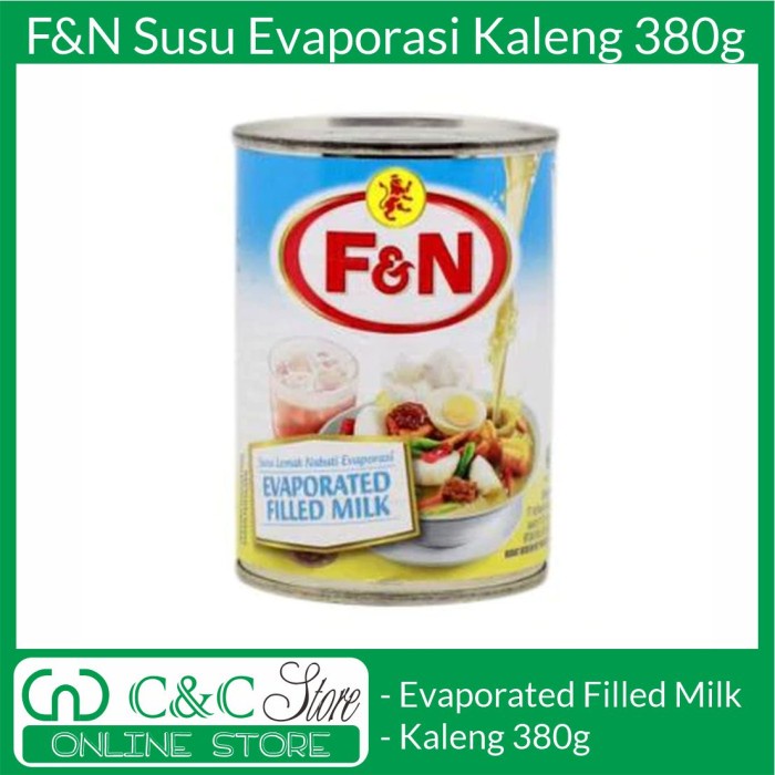 

101bfbb Fn Susu Evaporasi F&N Evaporated Filled Milk Kaleng Can 380 Gr Xa201As