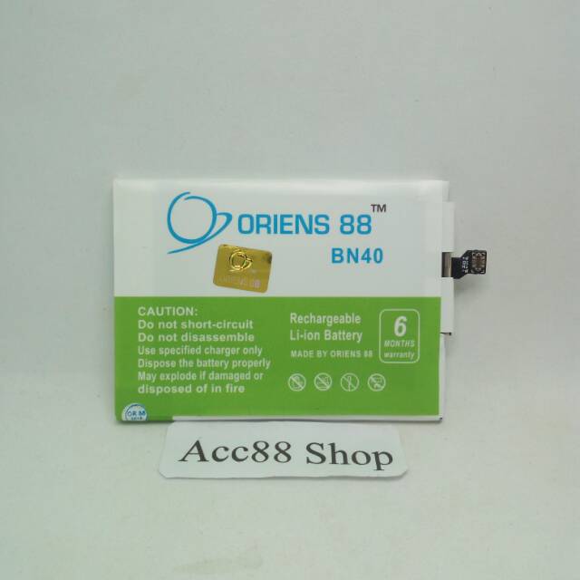 Baterai Batre Battery Double Power Xiaomi Redmi 4 Pro Prime BN40 OR88/ Oriens88