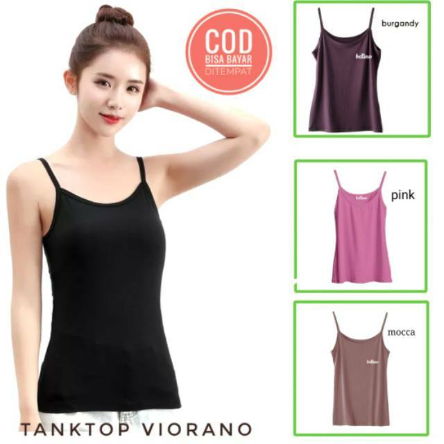 Tank Top Wanita Tali Kecil Super Soft / Tanktop Wanita Tali All Size / Kaos Dalam Wanita Tangtop Tengtop Tentop Cewek Allsize Dalaman Wanita