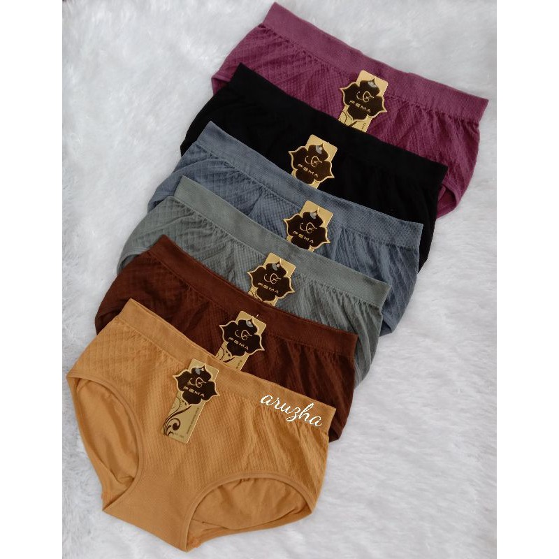 CD fema wanita bahan rajut celana dalam wanita
