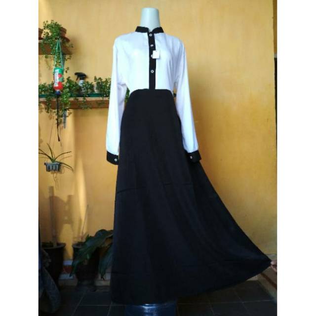 Gamis Hitam Putih Pns Shopee Indonesia