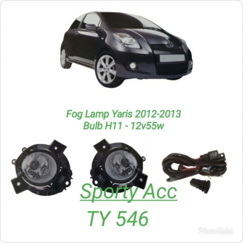 Fog Lamp Yaris 2012-2013 TY546