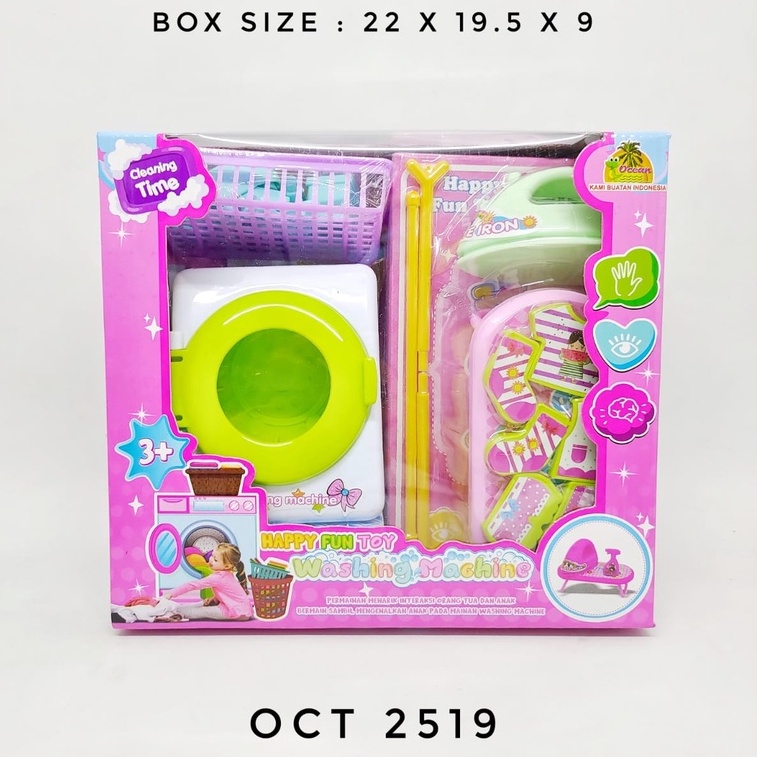 MAINAN ANAK PEREMPUAN MESIN CUCI WASHING MACHINE SET OCT2519