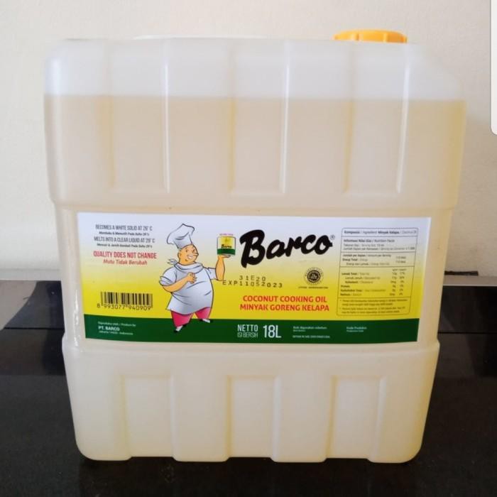 

MINYAK GORENG KELAPA BARCO 18 LITER