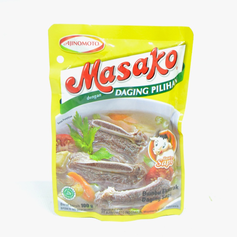 

Masako Bumbu Penyedap Kaldu Sapi 100Gr