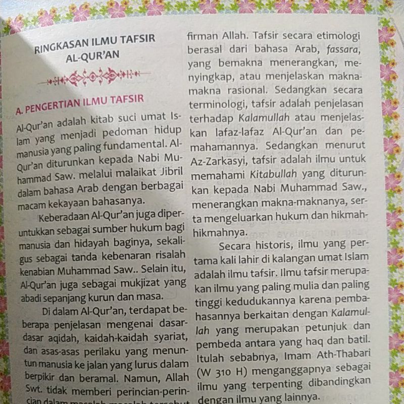 AL QURAN SABRINA TERJEMAH DAN TAFSIR UNTUK WANITA HC A6 REGULER