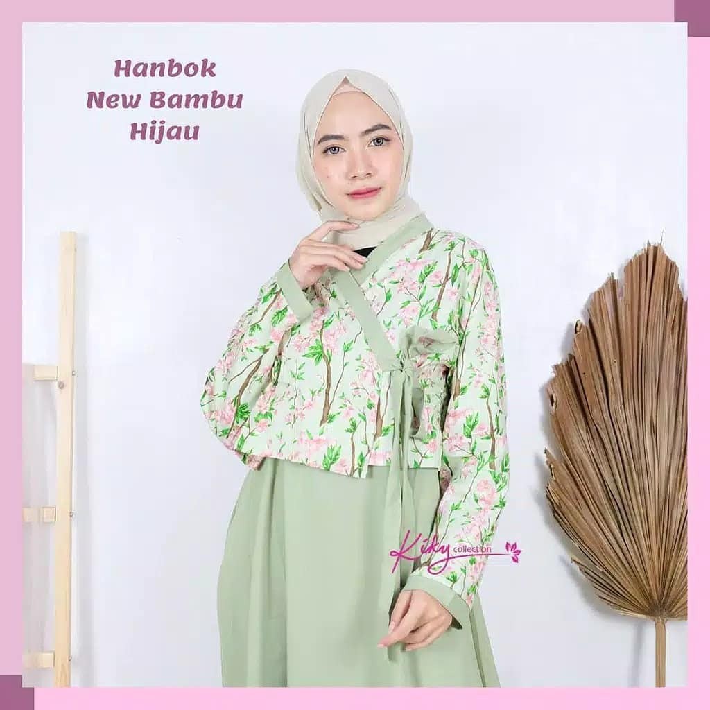 Handbook Korea Blossom Hijau