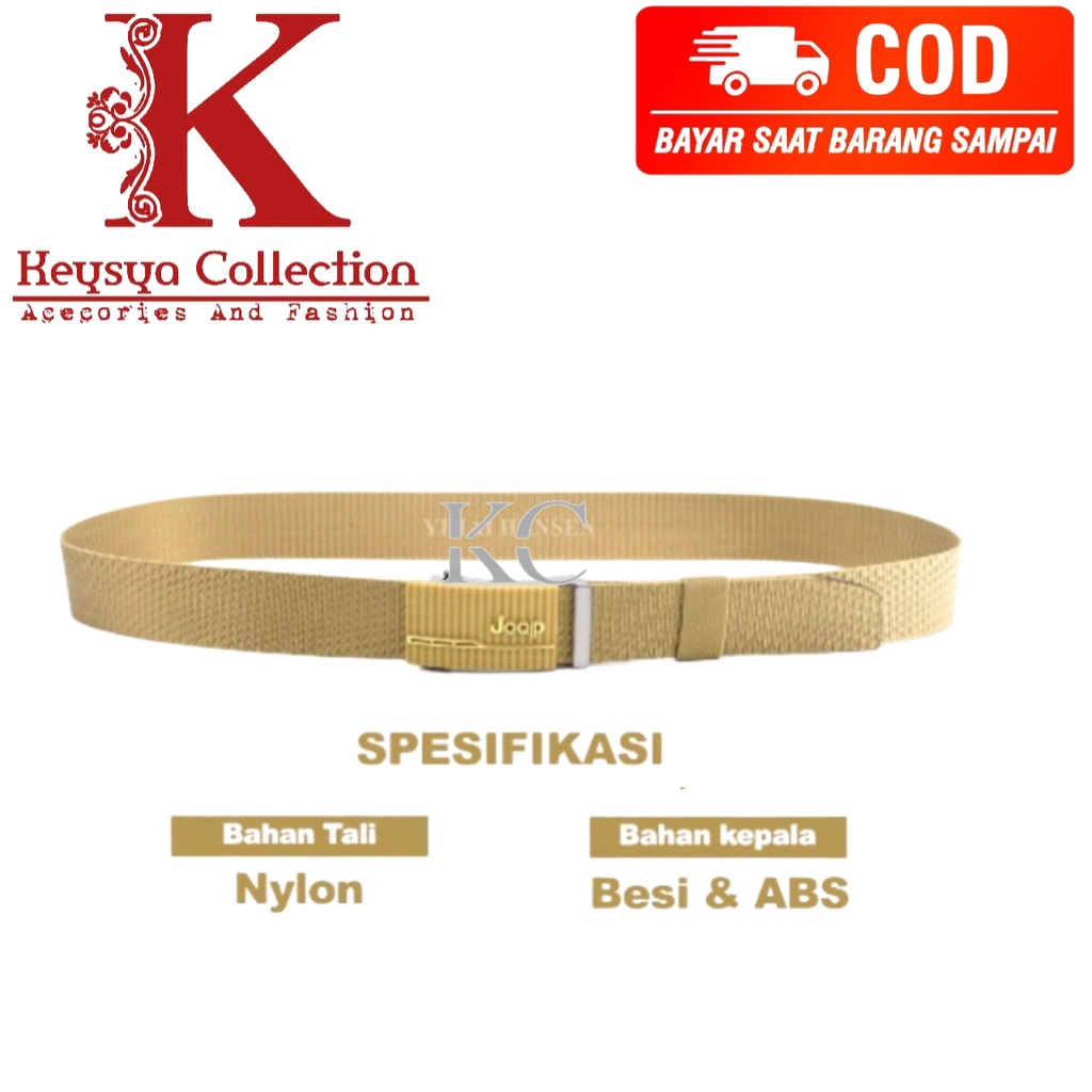 ikat pinggang pria canvas nylon sabuk pria model terbaru gerper pria model rell