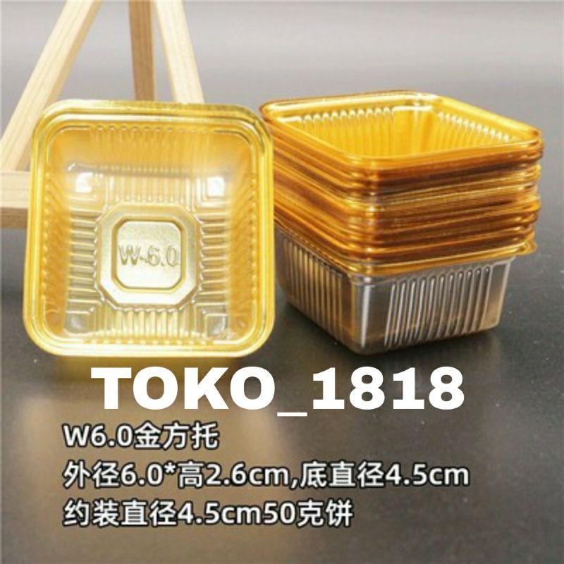 ( 100 PCS ) TRAY MOONCAKE / MIKA MOONCAKE / TRAY MOONCAKE 50GR / TRAY MOONCAKE 6 .0