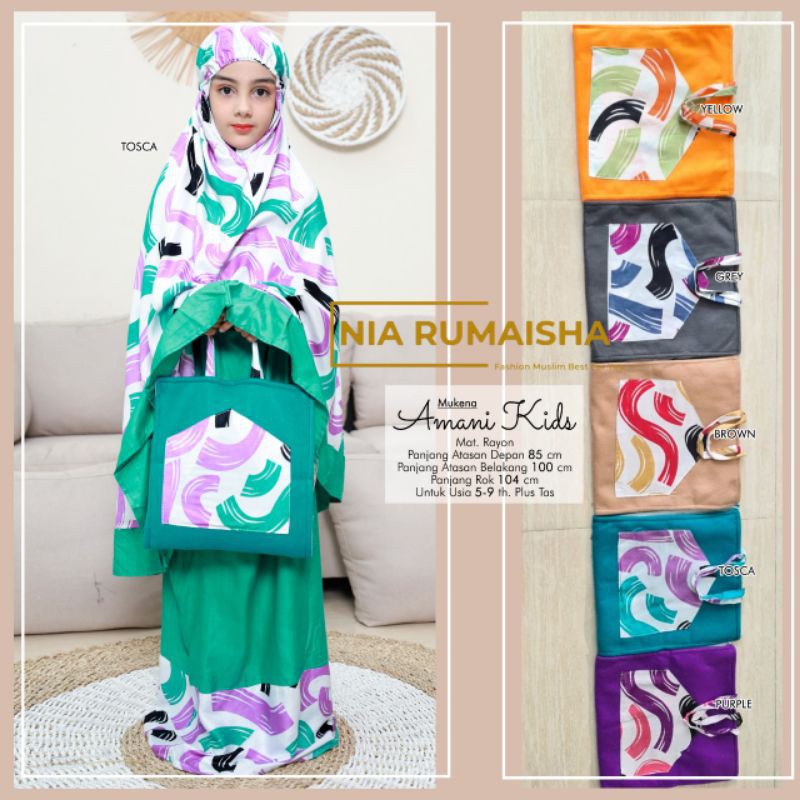 MUKENA ANAK AMANI KIDS ORI NIA RUMAISHA