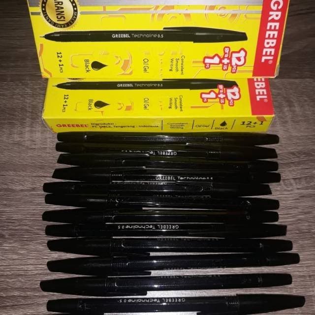 

Pulpen greebel 12+1