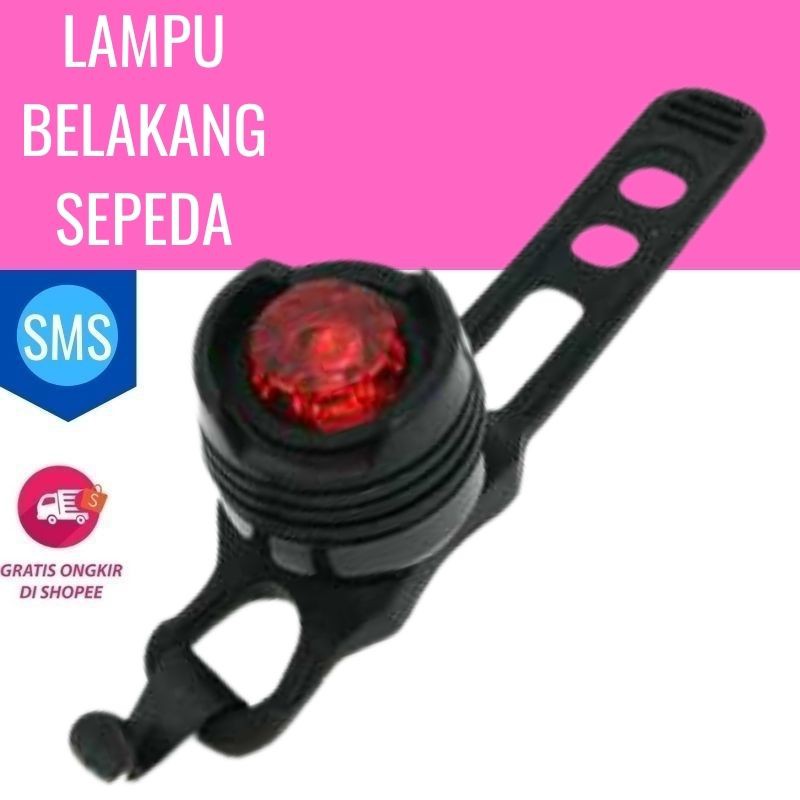 Lampu Belakang Sepeda MTB– Black