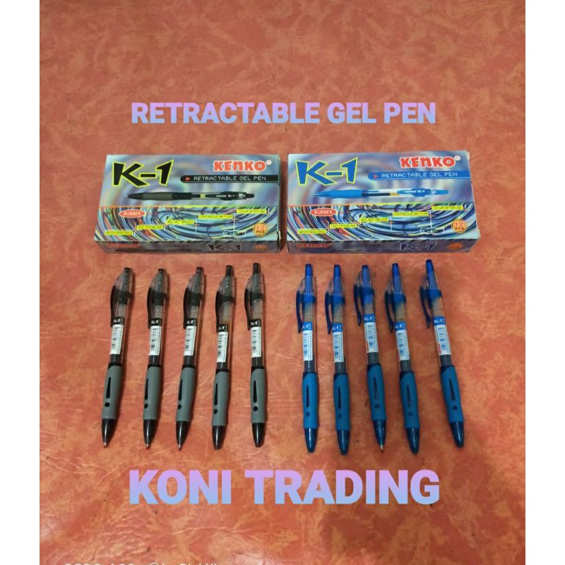 

PUPLEN KENKO K-1 RETRACTABLE GEL PEN 0,5MM
