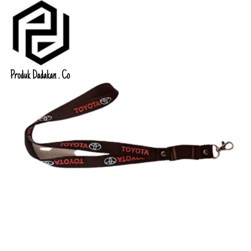 

lanyard gantungan TOYOTA logo/kunci/tulisan/tali kartu nama/flashdisk/key/kartu nama/idcard/hp