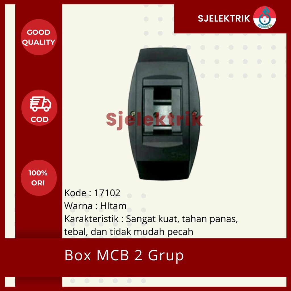 Bok Mcb Broco 2 Grup / Rumah Mcb Broco 2 grup / Box Mcb Broco