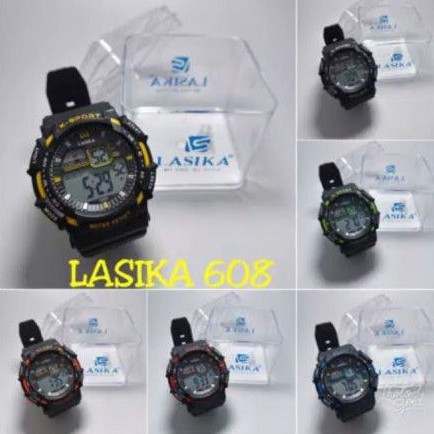 JAM TANGAN SPORT BULAT &amp; SEGI PRIA ANTI AIR PLUS BOX  ORIGINAL