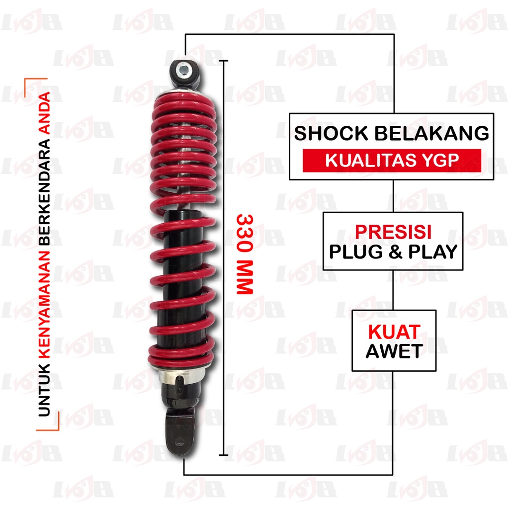 Original ShockBreaker X-Ride 2BU Shock Belakang Motor Matic Yamaha