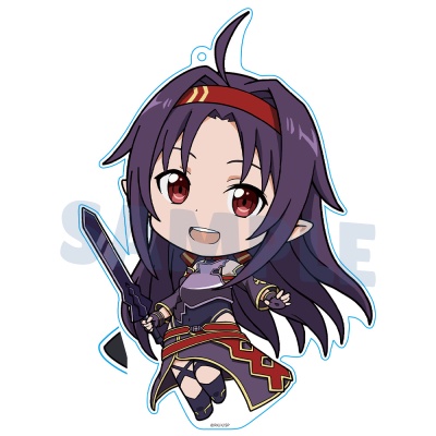 GANCI SWORD ART ONLINE CHIBI Keychain Gantungan Kunci Anime SAO Kirito Asuna Alice Schuberg Silica Ayano Konno Yuuki Lizabeth Lizbeth Sinon Tozawa Mizumi