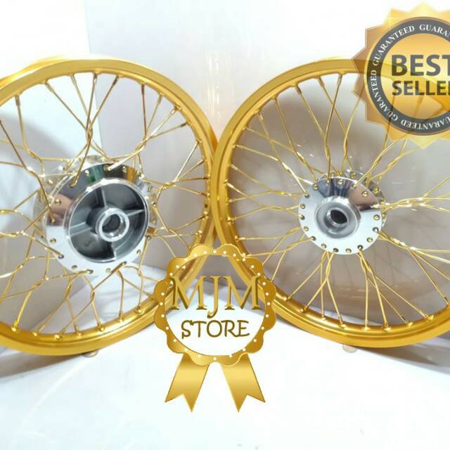 Sepaket velg jari jari pelintir motor Vixion old-Vixion new