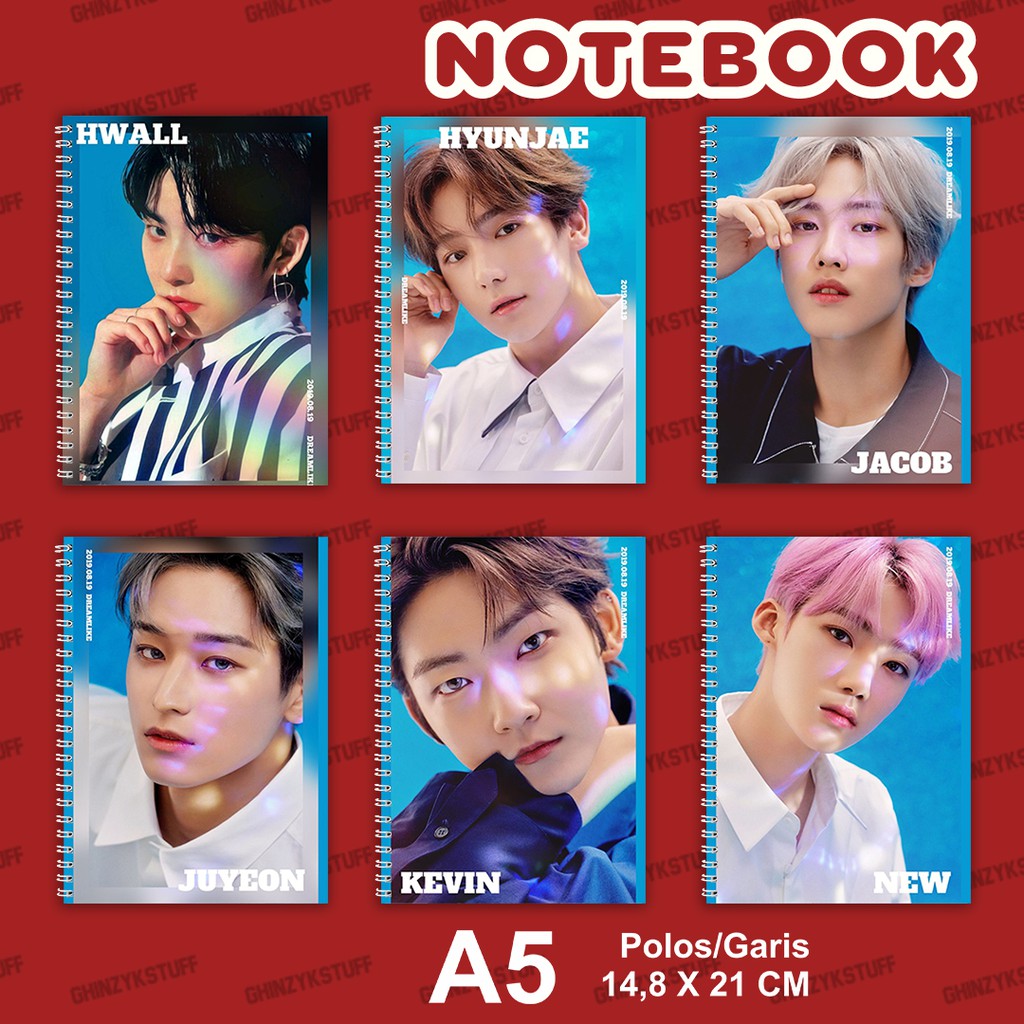 

Notebook KPOP Ukuran A5 21cm x 15cm The Boyz Dreamlike 1