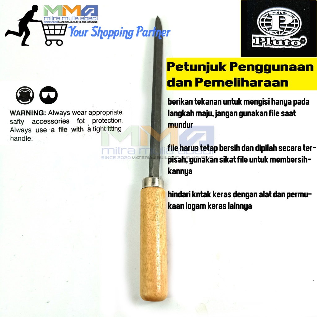 Kikir Segitiga 4&quot; Daiken