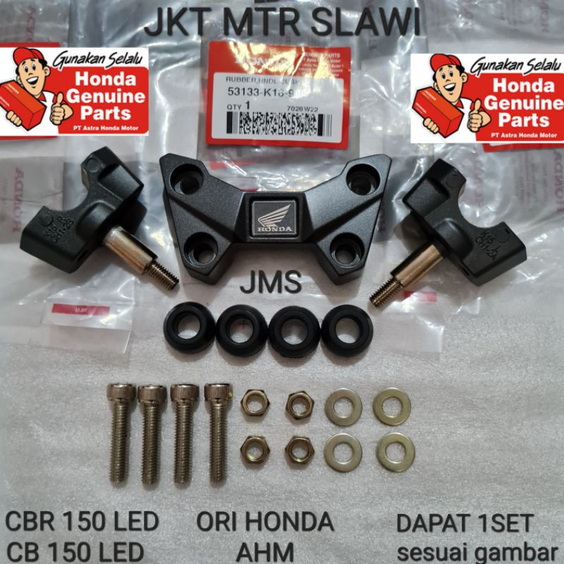 raiser new cb 150r led raiser stang, karet raiser, baut raiser, stang stir cb 150 cb 150 new  cb 150