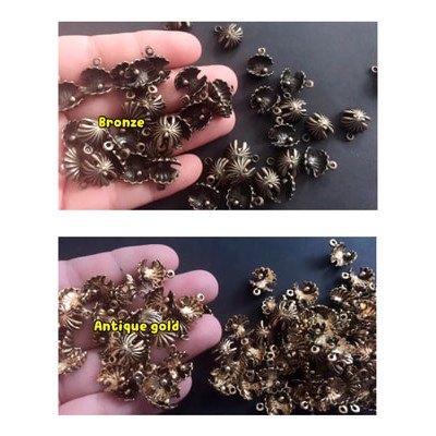 Charm kerang laut mutiara sea shell charm pernak pernik perhiasan charm tiram laut cm103