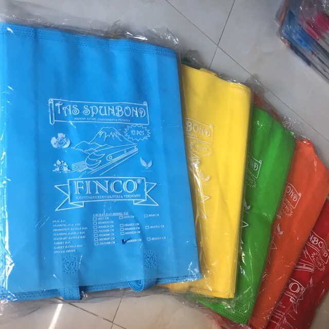 Tas Spunbond 30x40x9cm isi 12pcs