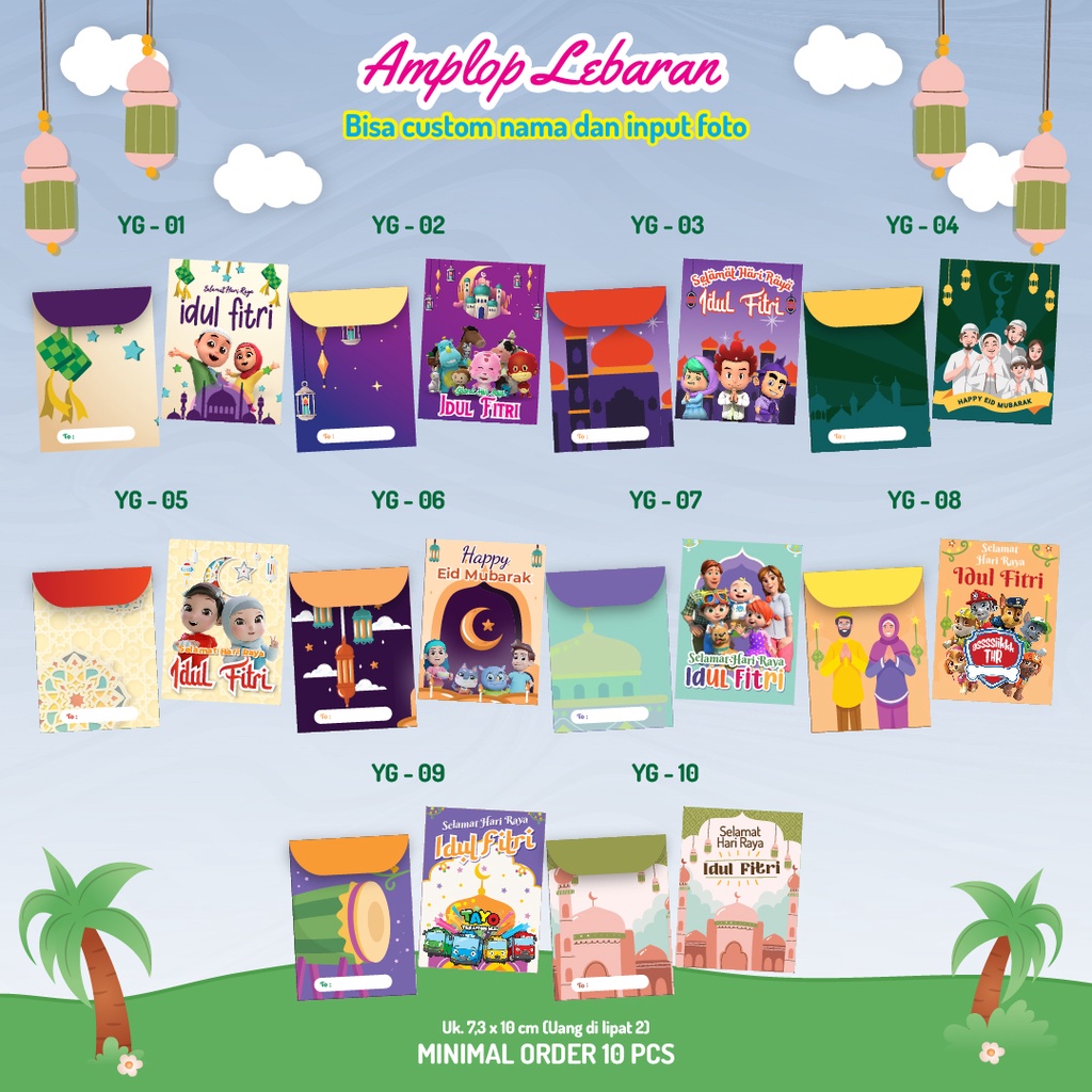 

Amplop Lebaran Custom Nama dan Tambah Foto