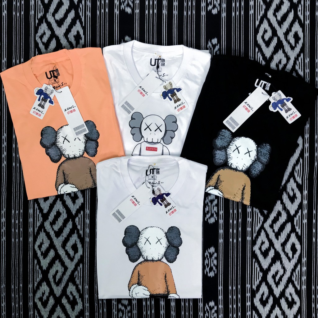 KAOS UNIQLO X KAWS REAL PICK PREMIUM - FREE STICKER | Shopee Indonesia