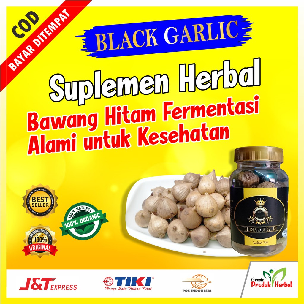 

SUPER PREMIUM BLACK GARLIC/BAWANG HITAM SUPER JUMBO - Herbal Berbagai Khasiat 250 gram