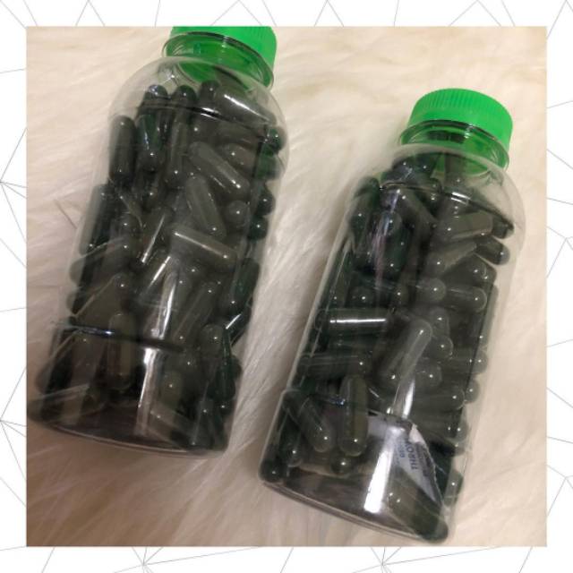 Masker Spirulina Import Isi 100 Kapsul 500mg - Murni 100%