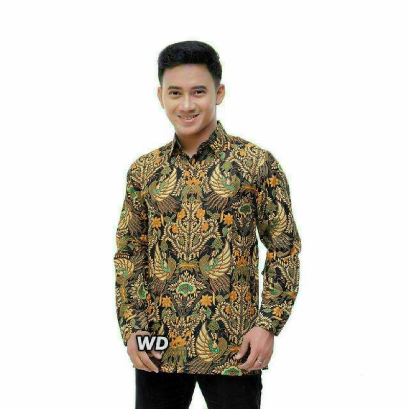 Baju Batik Kemeja Atasan Pria Pakaian Kantor 2022 Viral