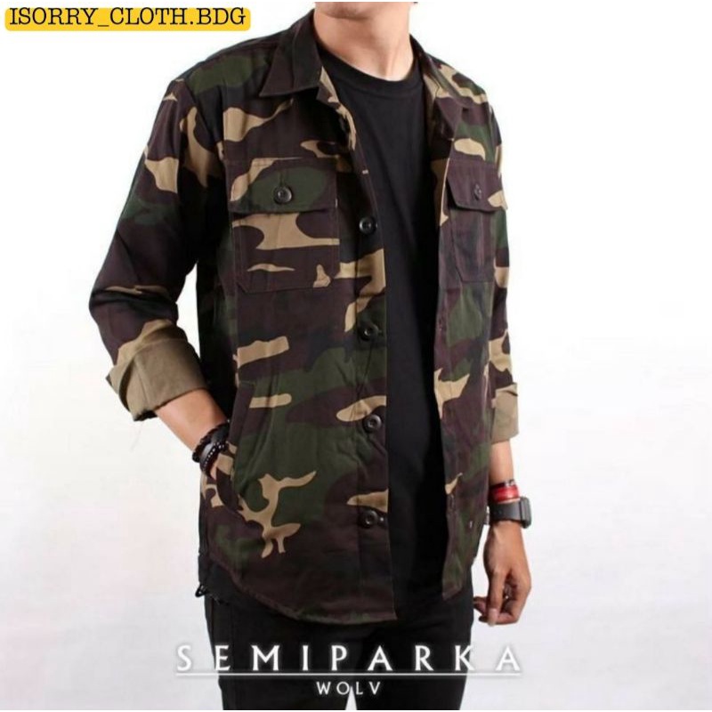 KEMEJA SEMI JAKET || JAKET SEMI PARKA