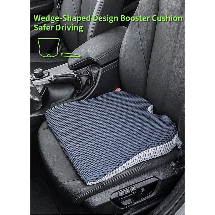 Bantal Duduk 3D 4D Wedge Kursi Jok Mobil Kantor Seat Cushion Premium Quality Memory Foam Lumbar Pinggang Bangku Kantor Aksesoris Interior