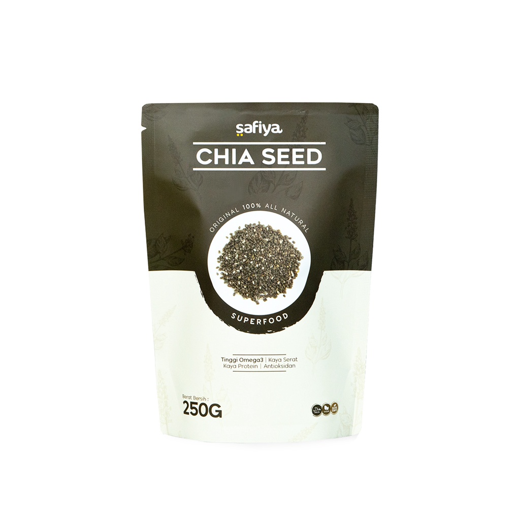 Chia Seed Organik 500 gram Black Chia Chiaseed Chiajoy Original