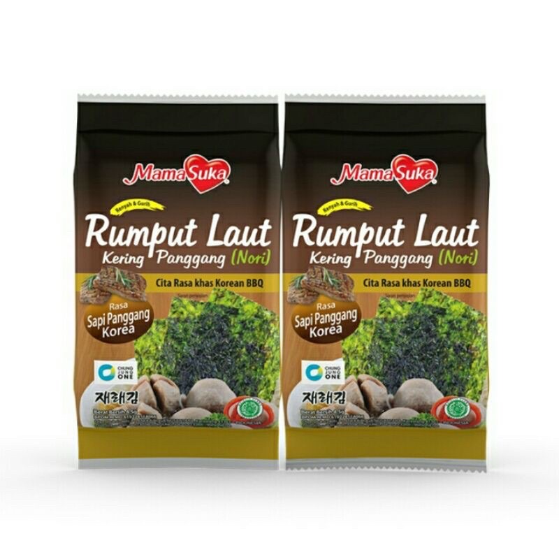 Mamasuka Rumput laut nori per pcs 4.5gr